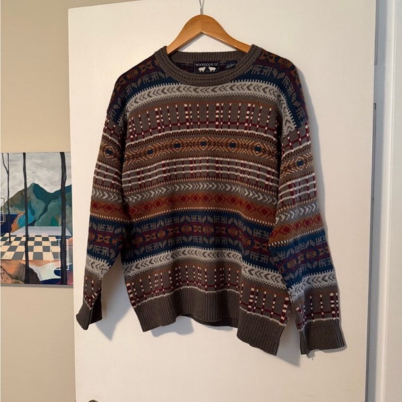 Multicolor Patterned Sweater - Picture 5 of 5